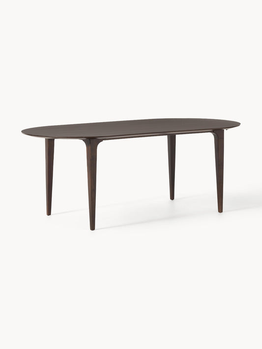 Archelune Oval Dining Table in Mango Wood, 200 x 100 cm