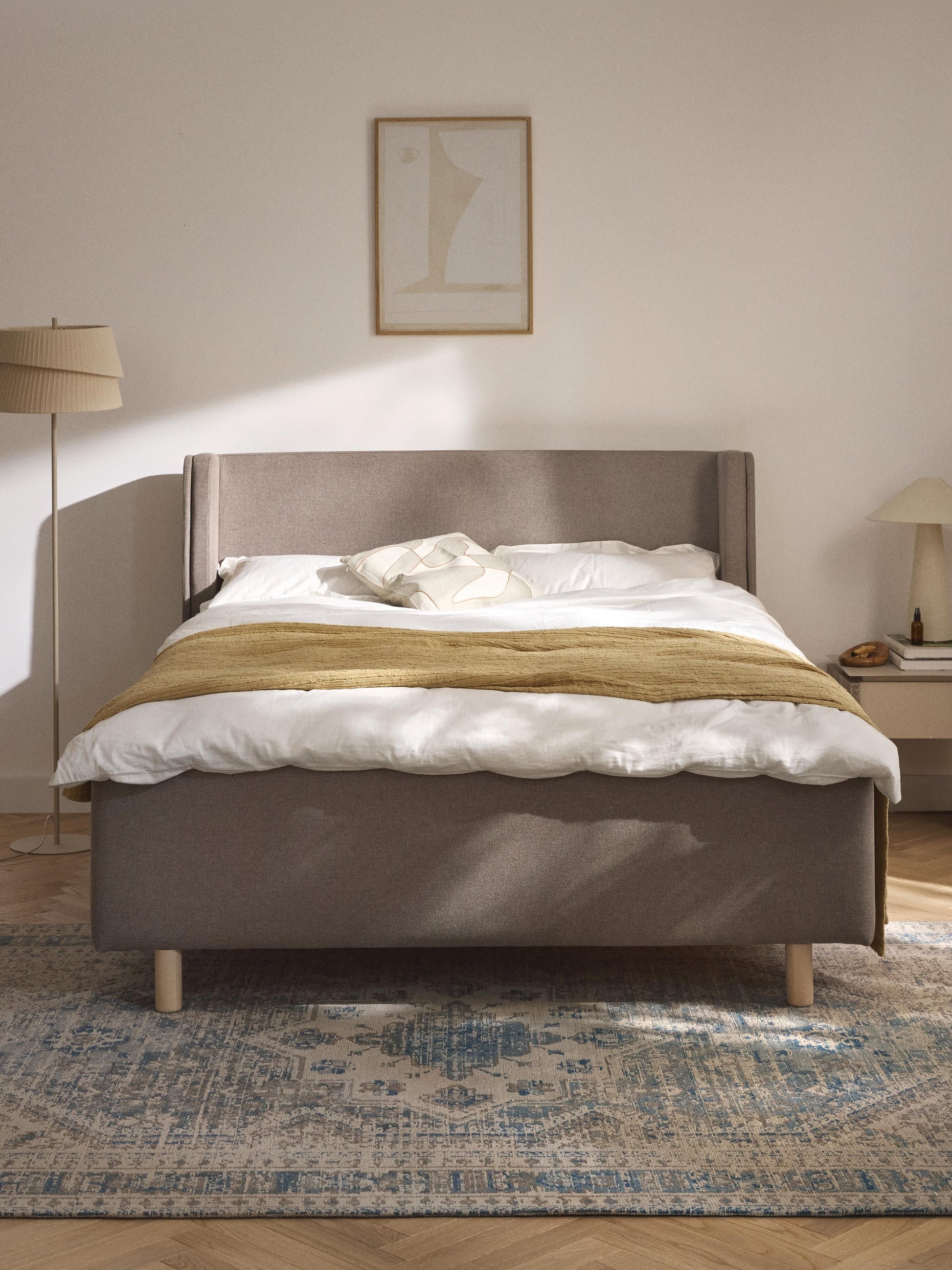 Archenwald Upholstered Bed with Drawers