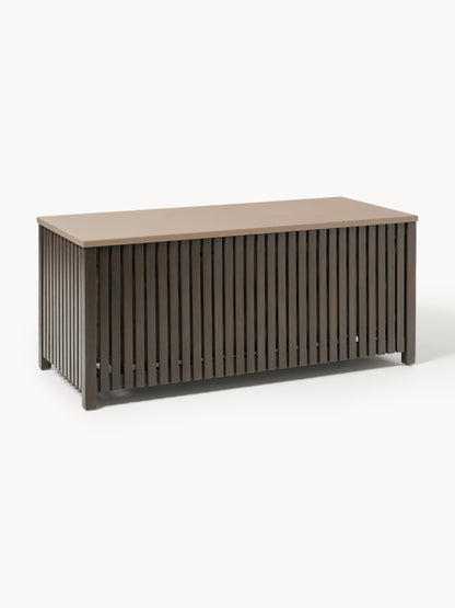Arkvedi Acacia Wood Garden Storage Box with Insert, W 129 cm
