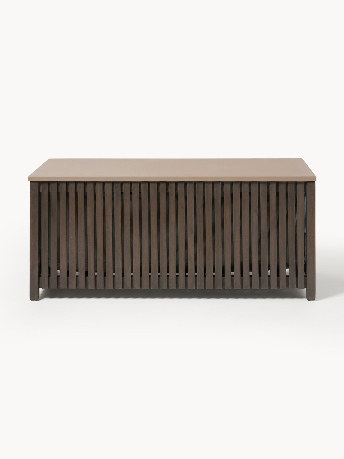 Arkvedi Acacia Wood Garden Storage Box with Insert, W 129 cm