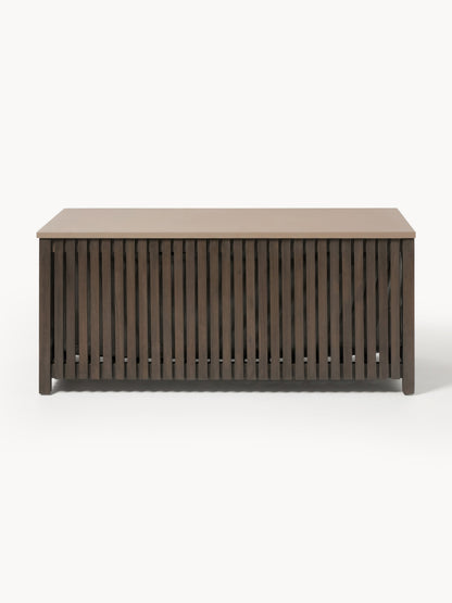 Arkvedi Acacia Wood Garden Storage Box with Insert, W 129 cm