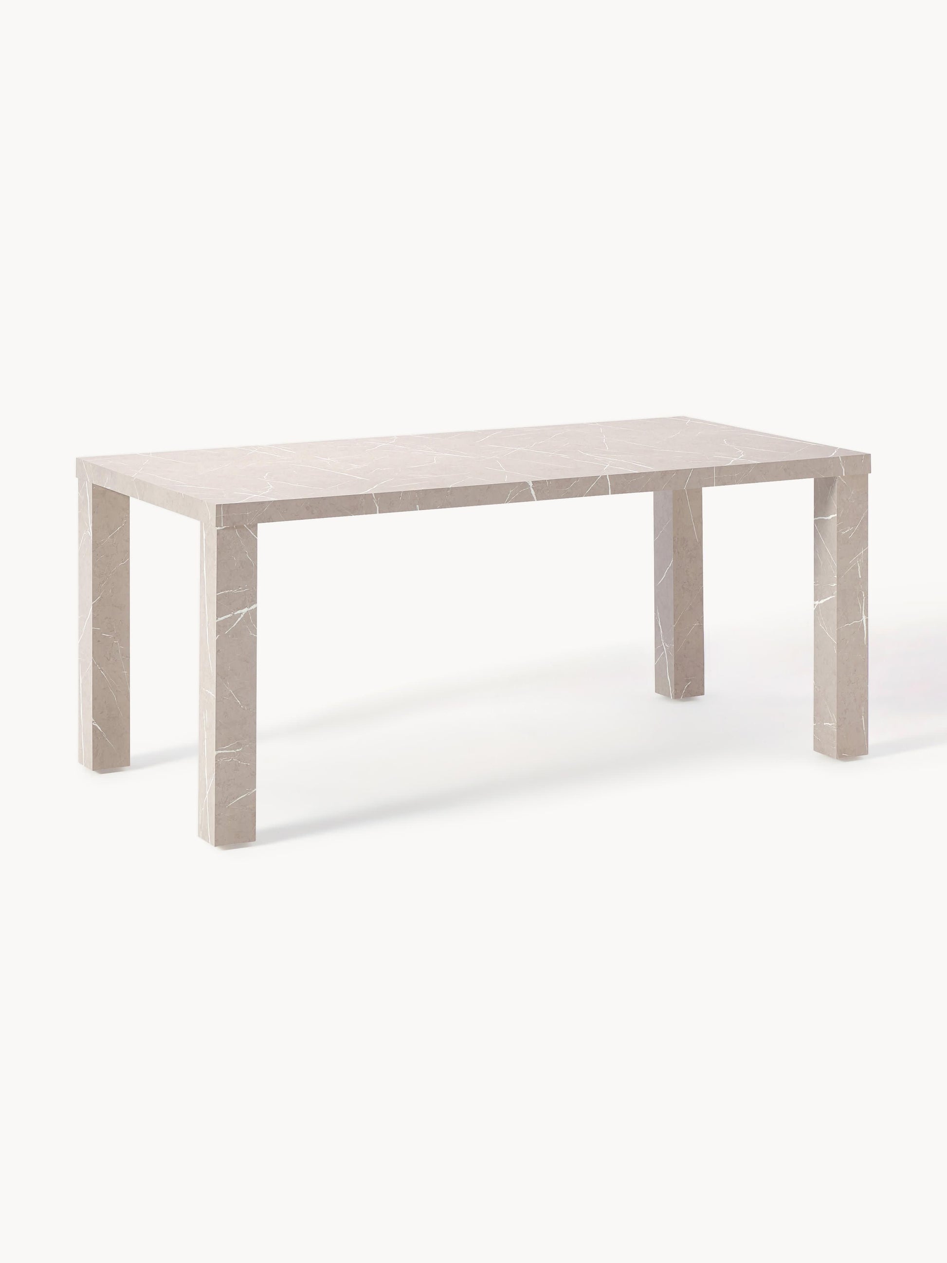 Carlmond Marble-Look Dining Table, 180 x 90 cm