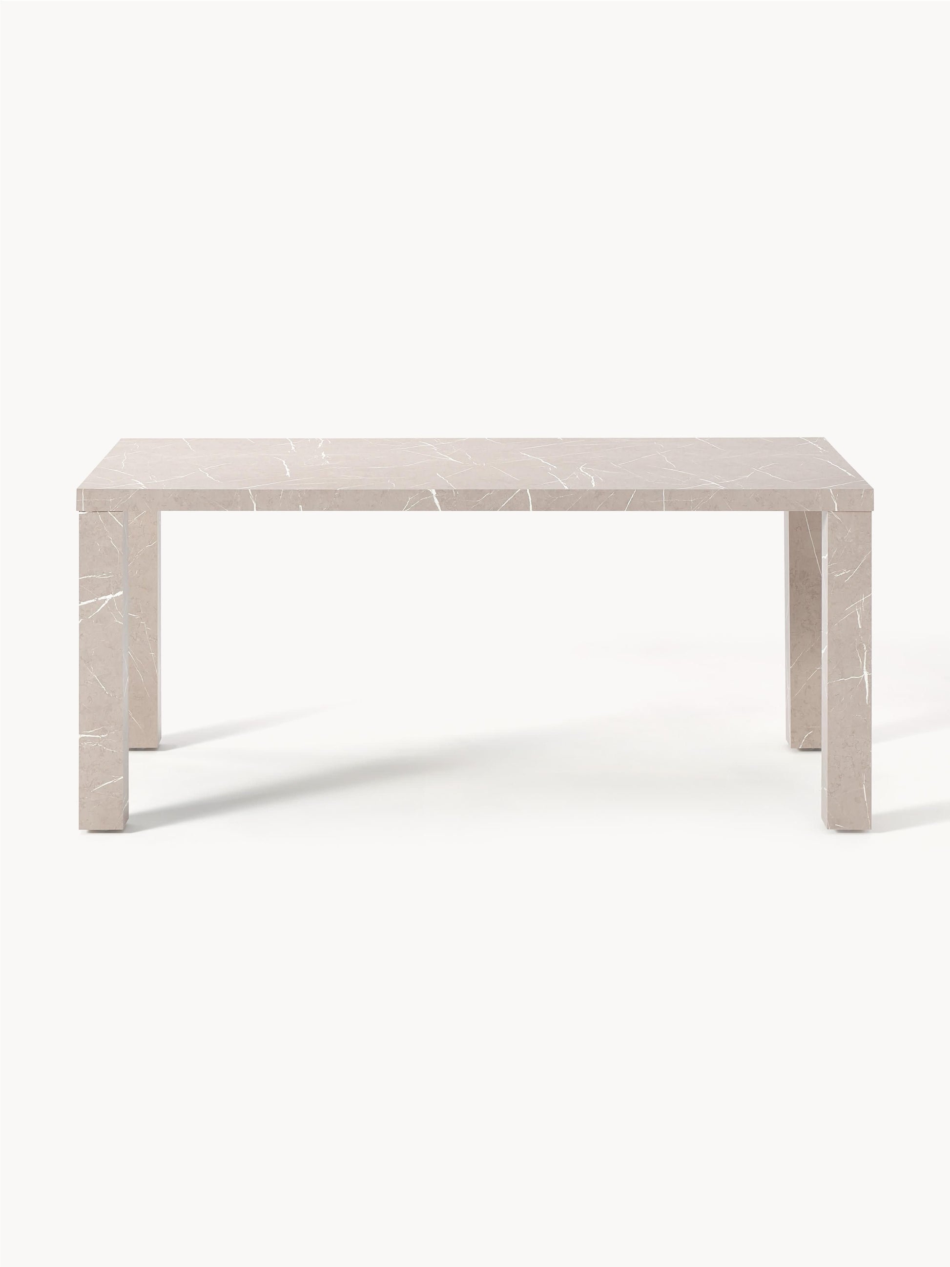 Carlmond Marble-Look Dining Table, 180 x 90 cm