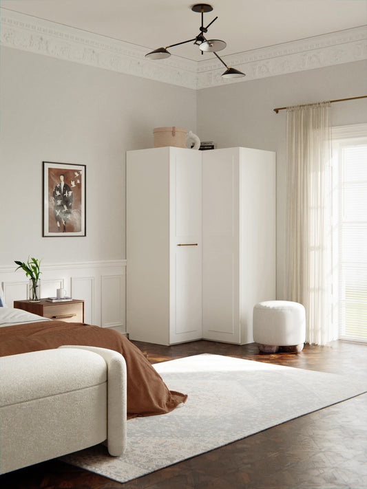 Charlbrune Modular Corner Wardrobe, 115 cm Wide