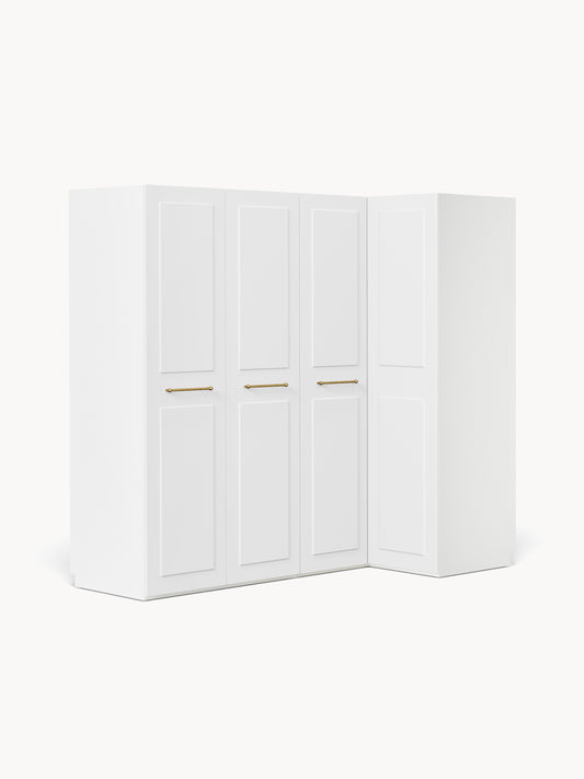 Charlbrune Modular Corner Wardrobe, 215 cm Wide, in Various Sizes