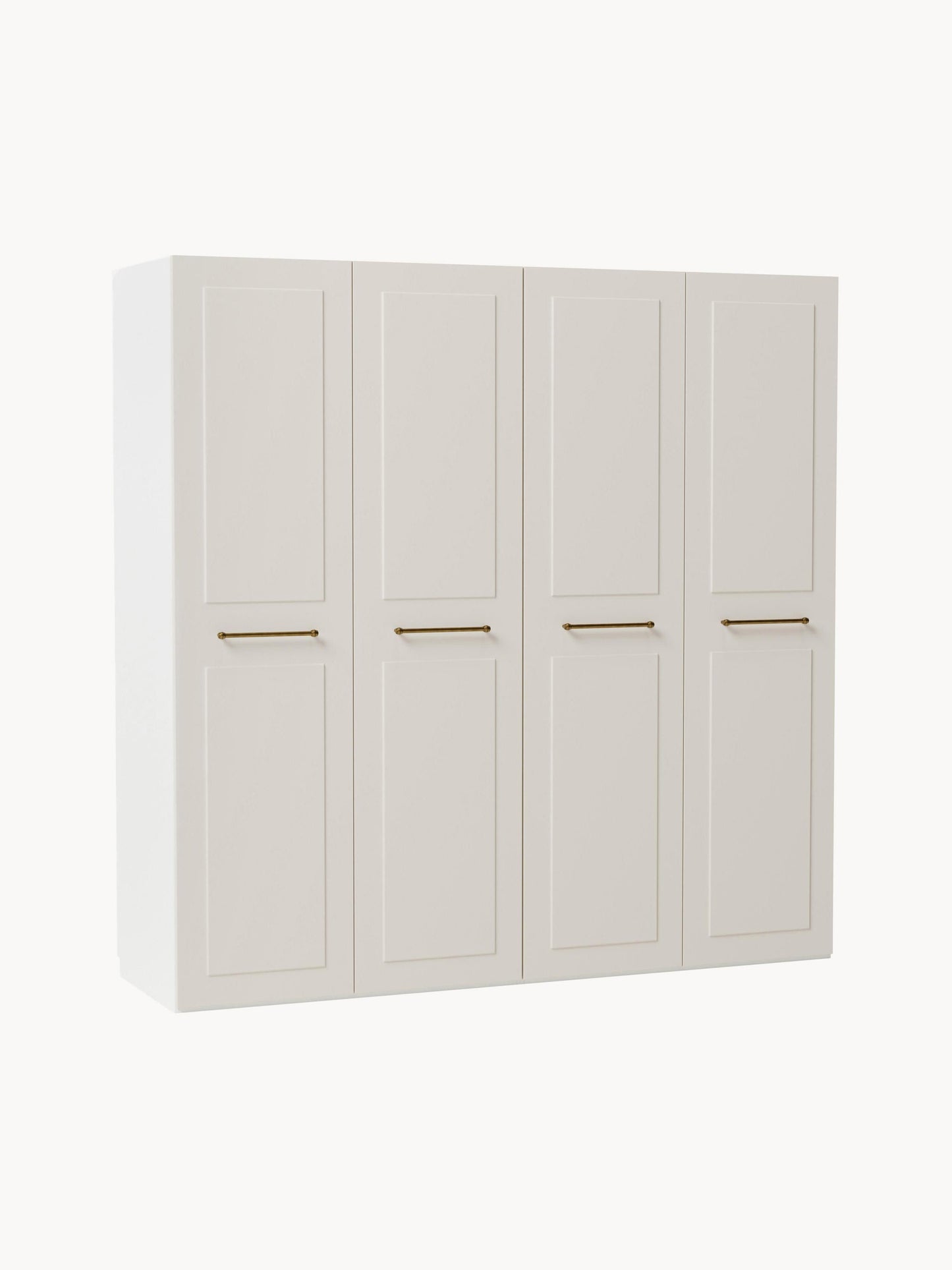 Charlbrune Modular Hinged-Door Wardrobe, 200 cm Wide, in Various Sizes