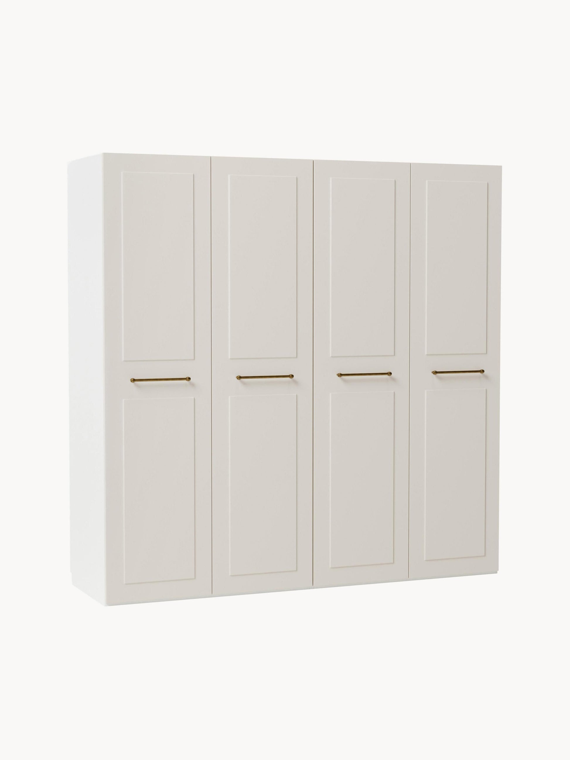 Charlbrune Modular Hinged-Door Wardrobe, 200 cm Wide, in Various Sizes