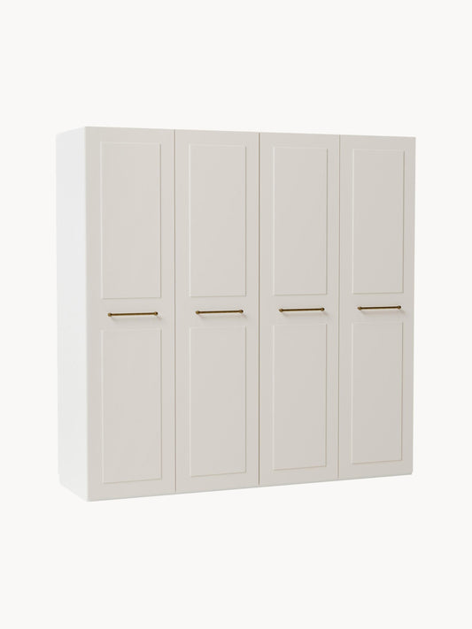 Charlbrune Modular Hinged-Door Wardrobe, 200 cm Wide, in Various Sizes