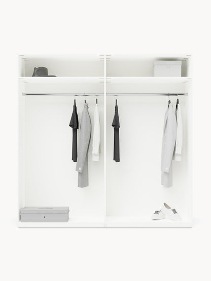 Charlbrune Modular Hinged-Door Wardrobe, 200 cm Wide, in Various Sizes