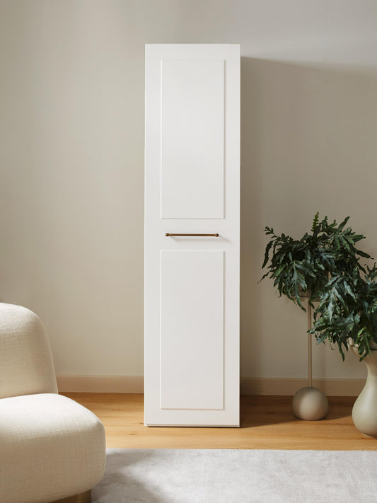 Charlbrune Modular Hinged-Door Wardrobe, 50 cm Wide, in Various Sizes