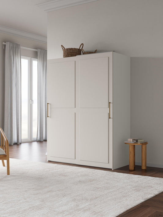 Charlbrune Modular Sliding-Door Wardrobe, 150 cm Wide, in Various Sizes
