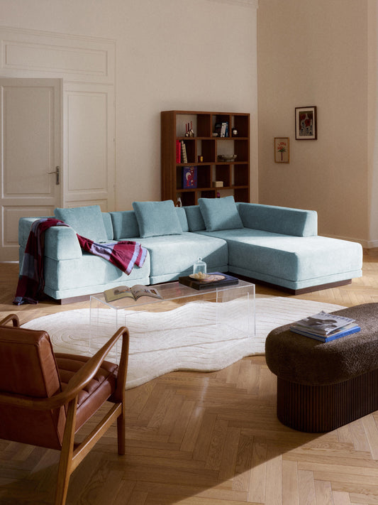 Colvraine Corner Module with Ottoman