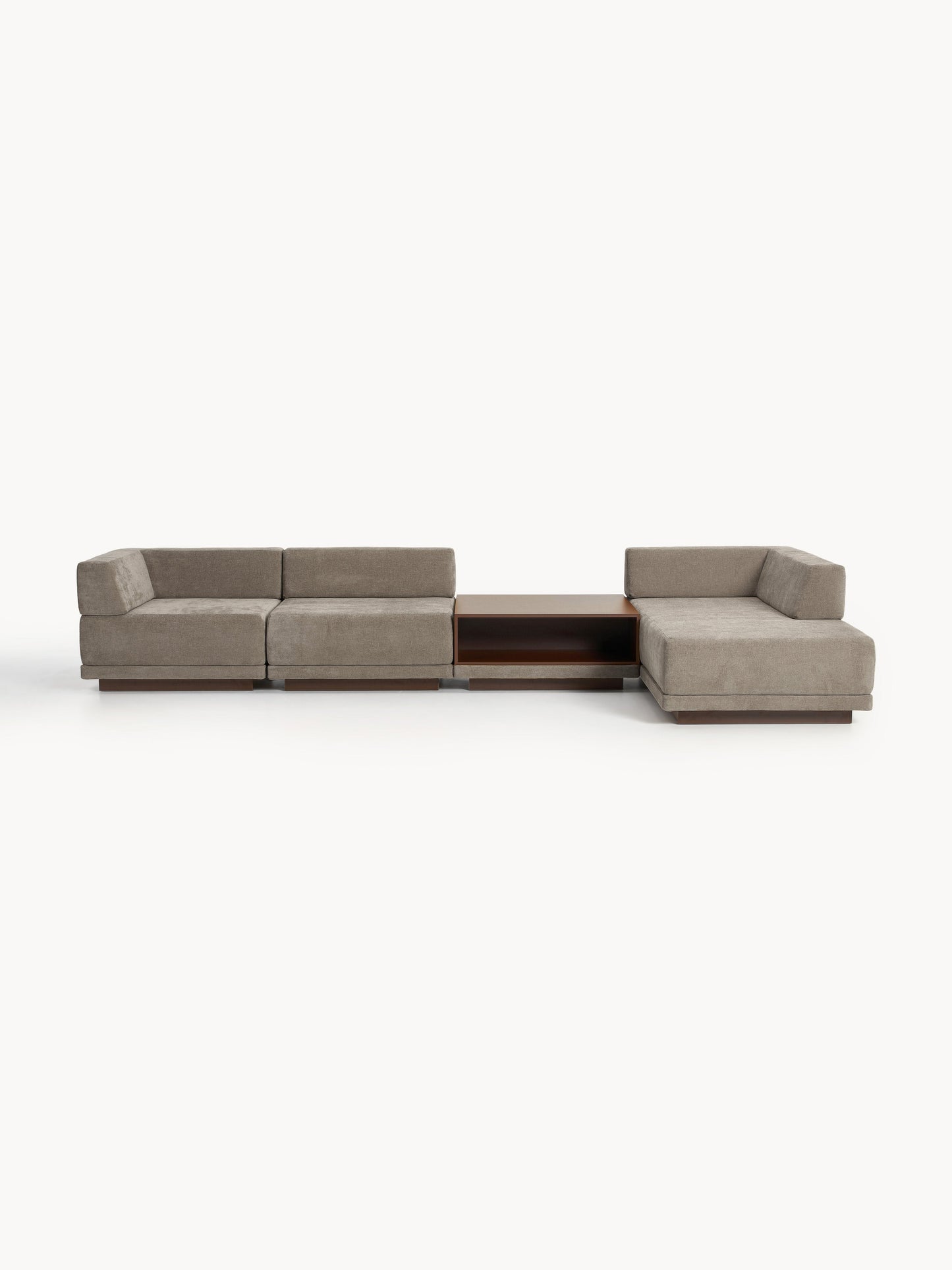 Colvraine Modular Corner Sofa (4-Seater) with Coffee Table
