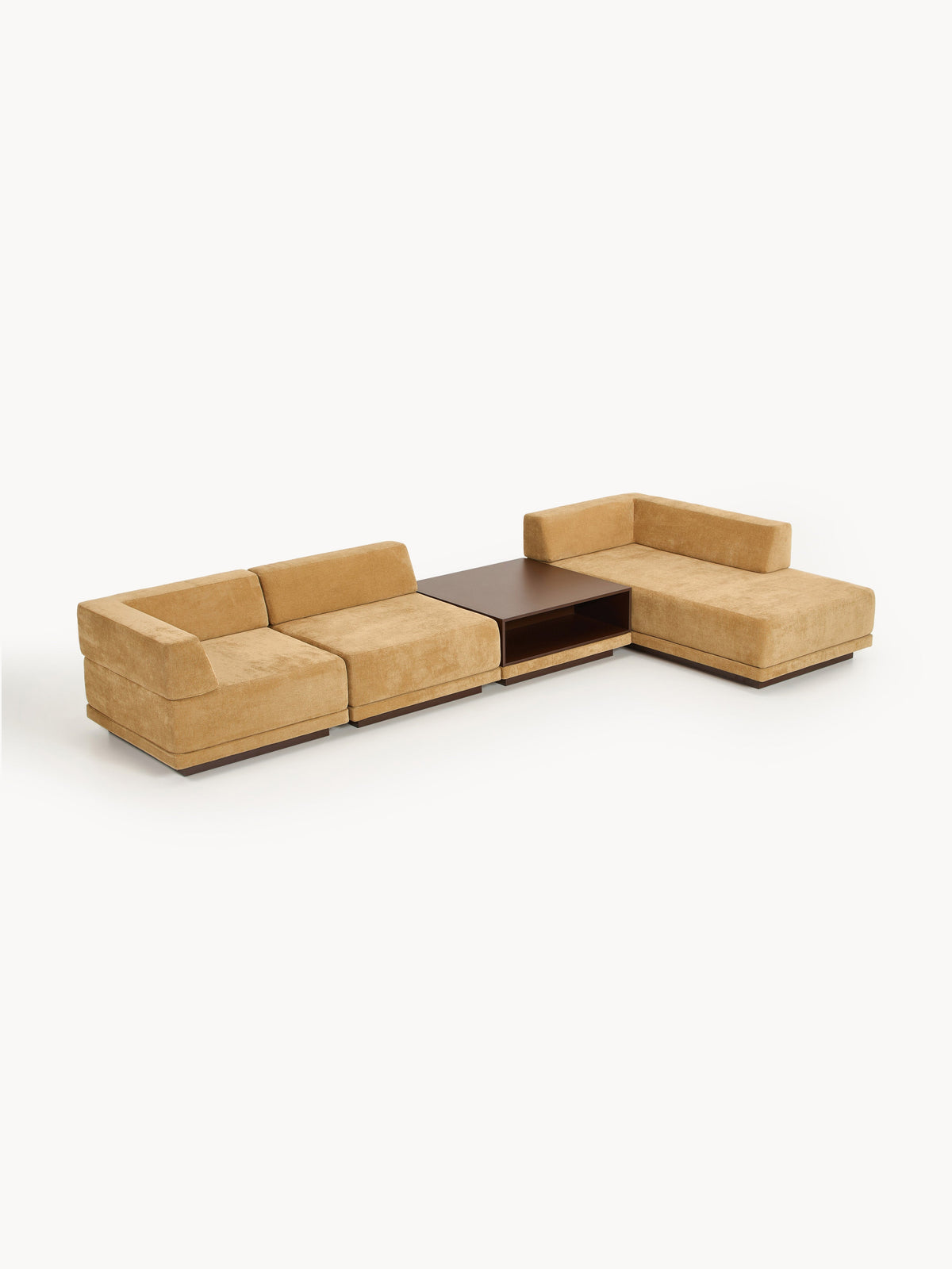 Colvraine Modular Corner Sofa (4-Seater) with Coffee Table