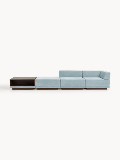 Colvraine Modular Sofa (4-Seater) with Coffee Table & Ottoman