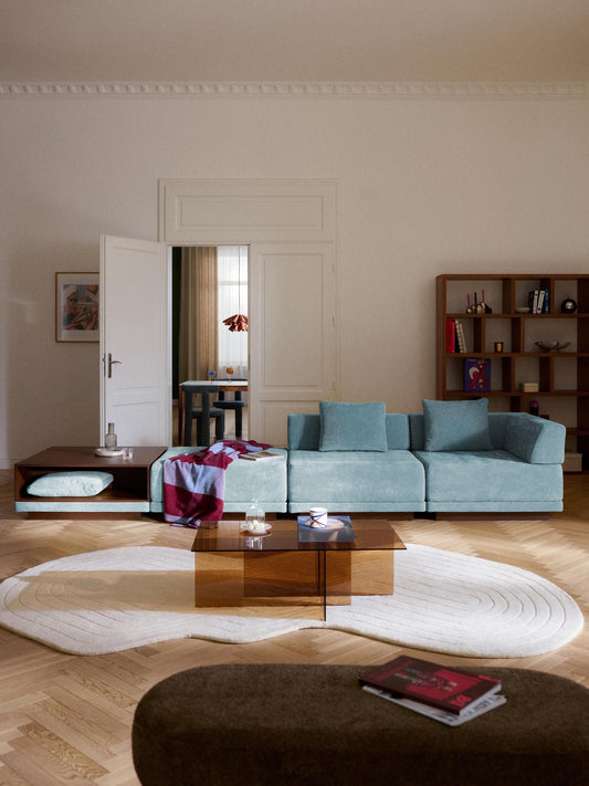 Colvraine Modular Sofa (4-Seater) with Coffee Table & Ottoman