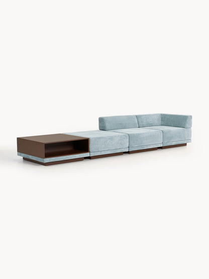 Colvraine Modular Sofa (4-Seater) with Coffee Table & Ottoman