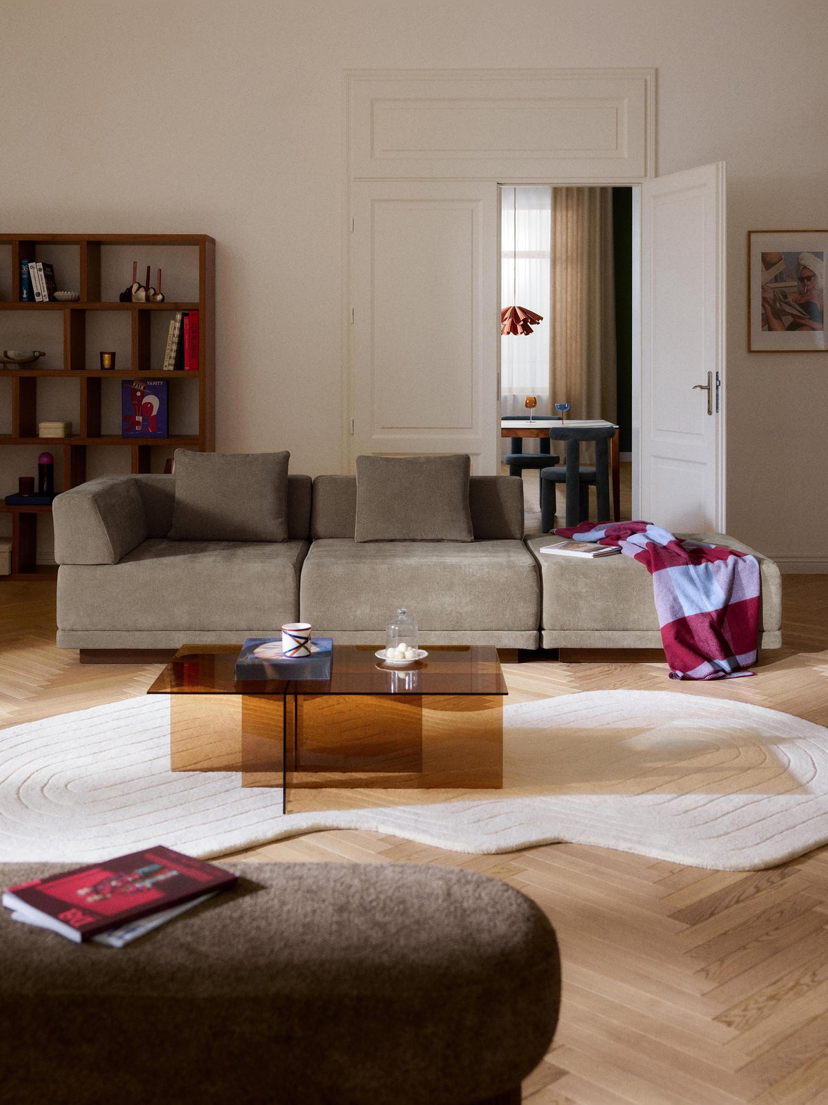 Colvraine Modular Sofa (4-Seater) with Ottoman