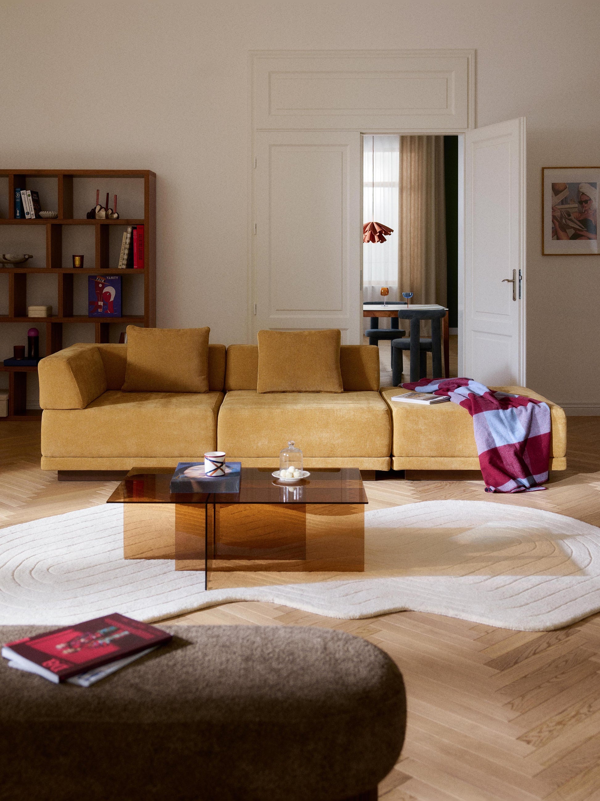 Colvraine Modular Sofa (4-Seater) with Ottoman