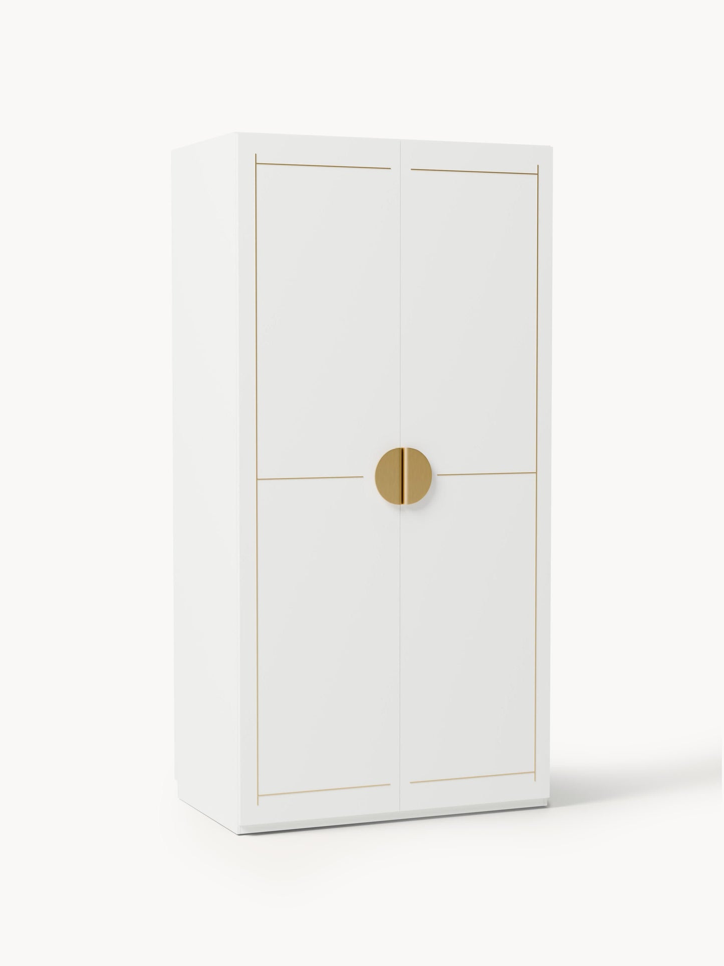 Denvilla Modular Hinged-Door Wardrobe, 100 cm Wide, in Various Sizes
