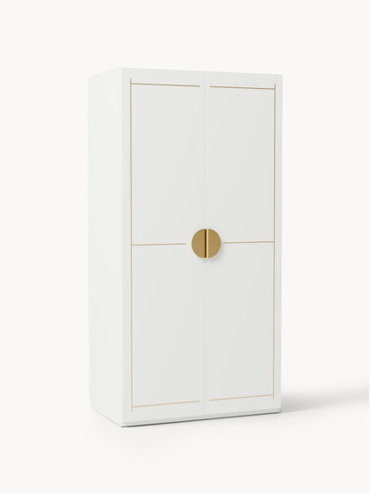 Denvilla Modular Hinged-Door Wardrobe, 100 cm Wide, in Various Sizes