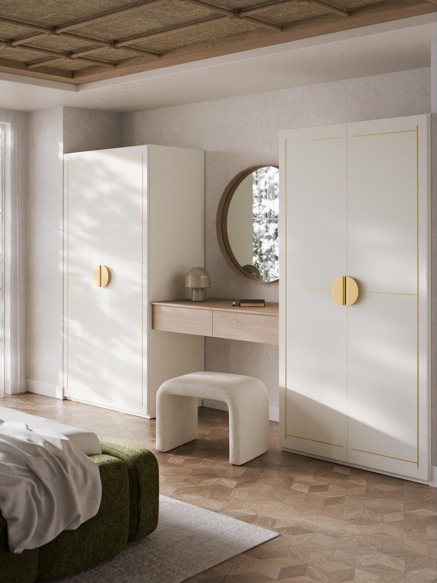 Denvilla Modular Hinged-Door Wardrobe, 100 cm Wide, in Various Sizes