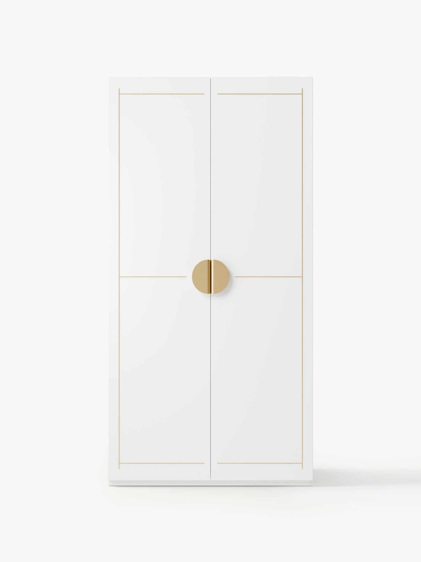 Denvilla Modular Hinged-Door Wardrobe, 100 cm Wide, in Various Sizes