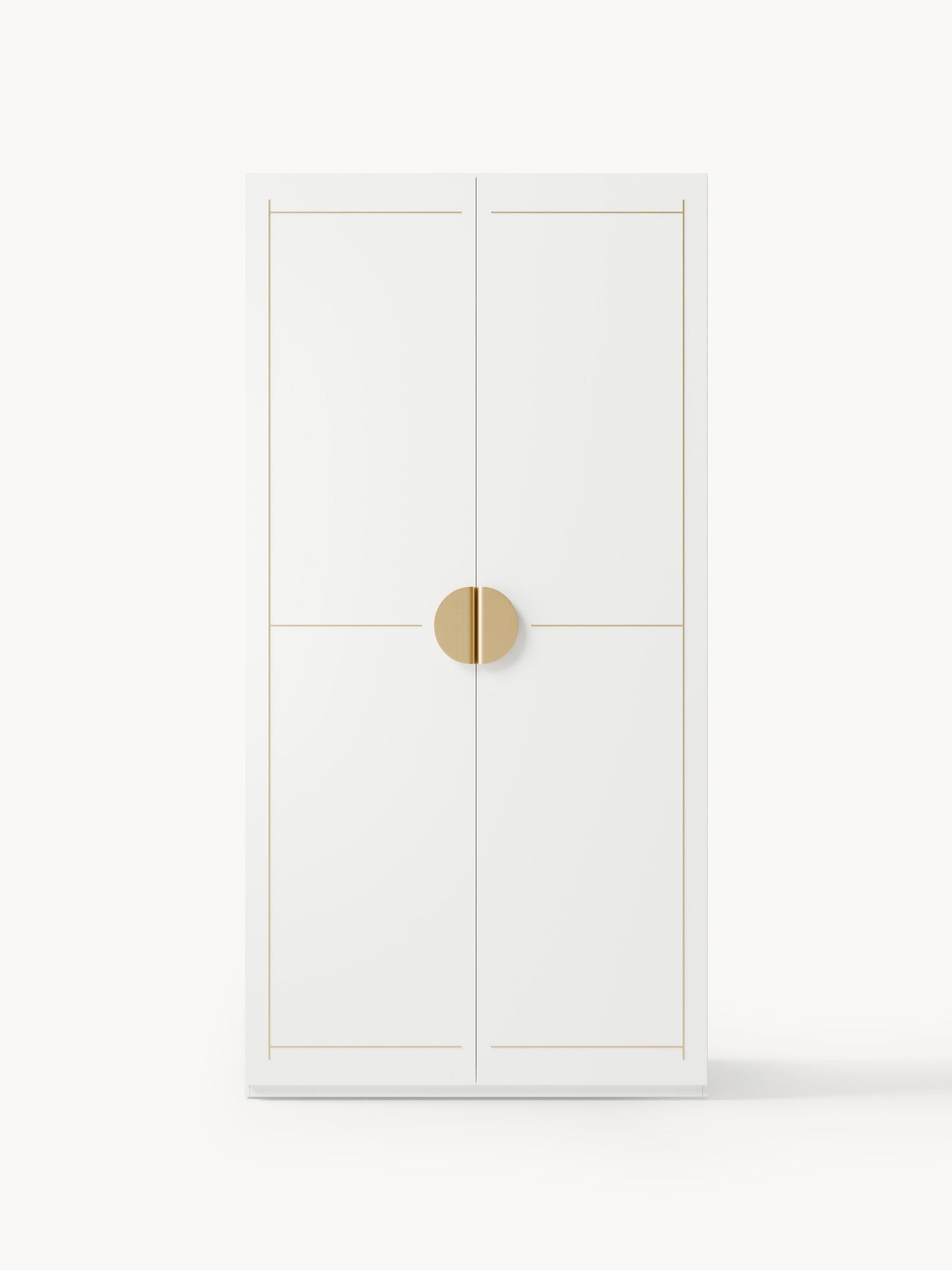 Denvilla Modular Hinged-Door Wardrobe, 100 cm Wide, in Various Sizes