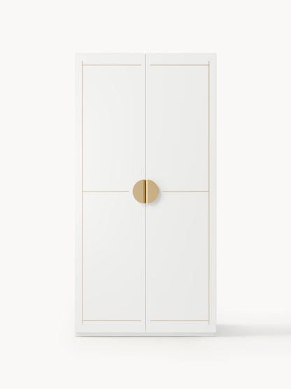 Denvilla Modular Hinged-Door Wardrobe, 100 cm Wide, in Various Sizes