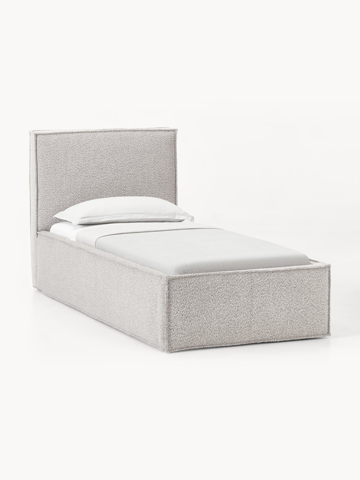 Drevalis Single Bed in Bouclé