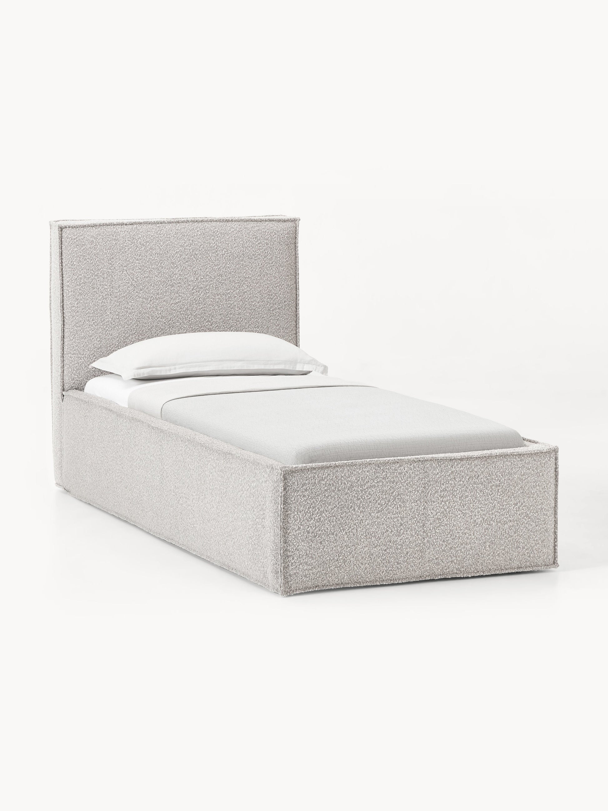 Drevalis Single Bed in Bouclé