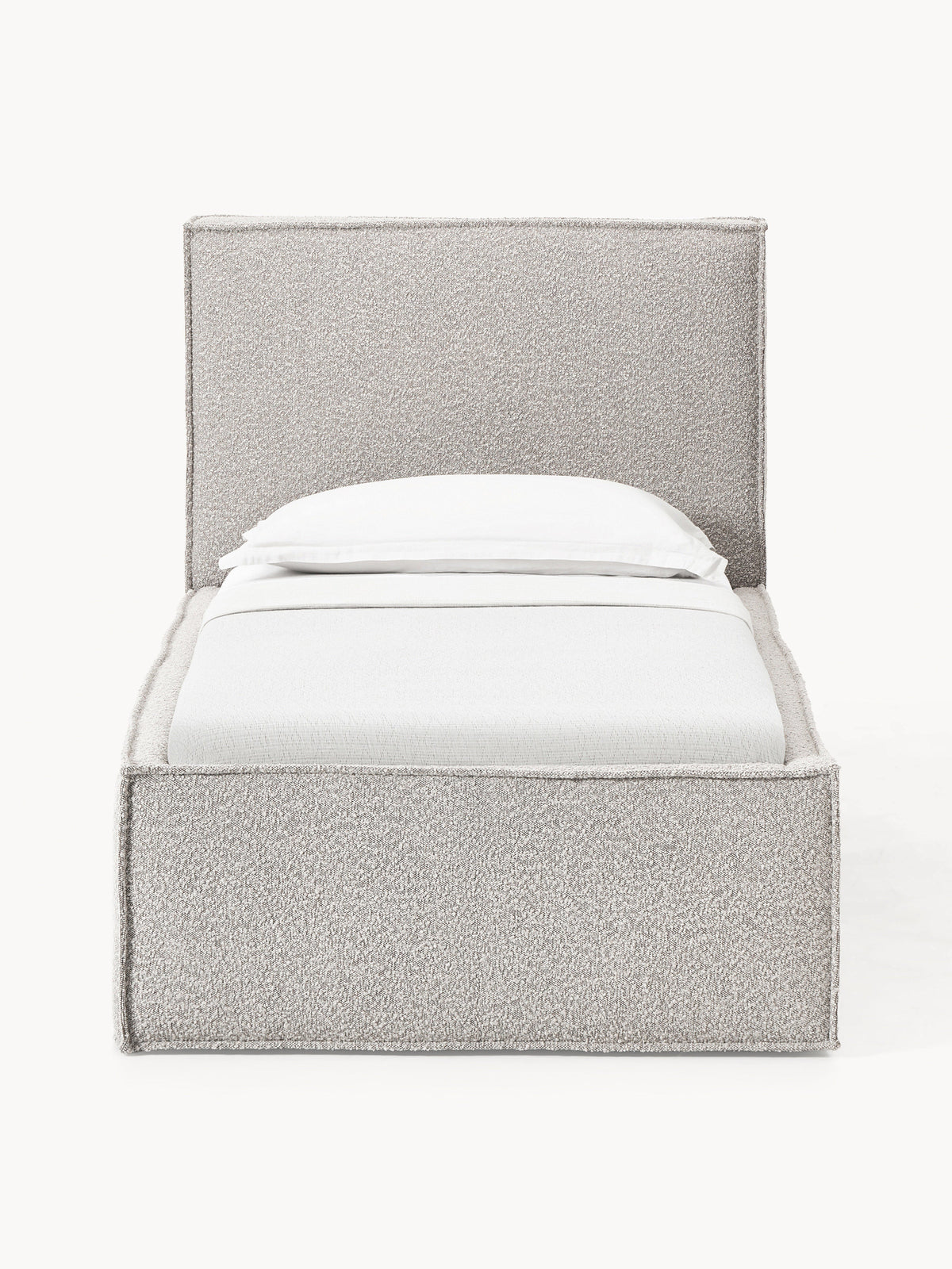 Drevalis Single Bed in Bouclé