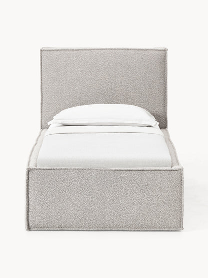 Drevalis Single Bed in Bouclé