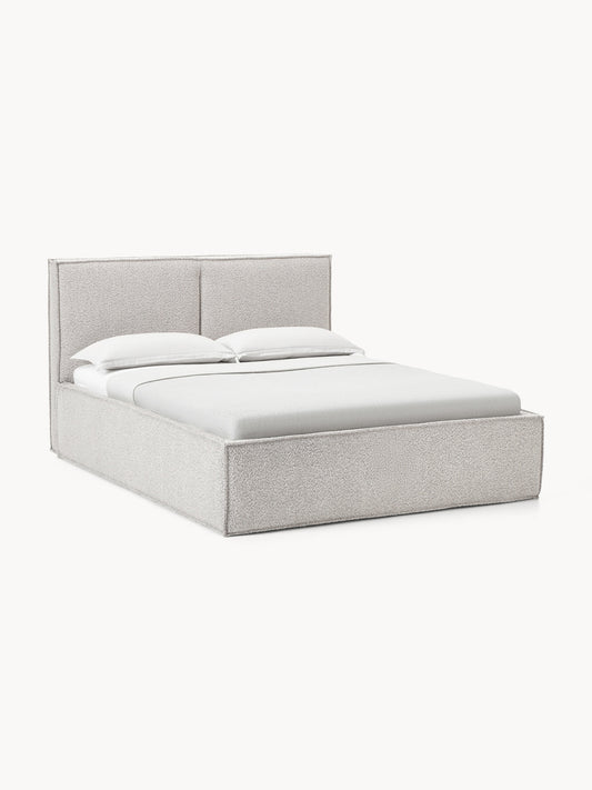 Drevalis Upholstered Bed in Bouclé