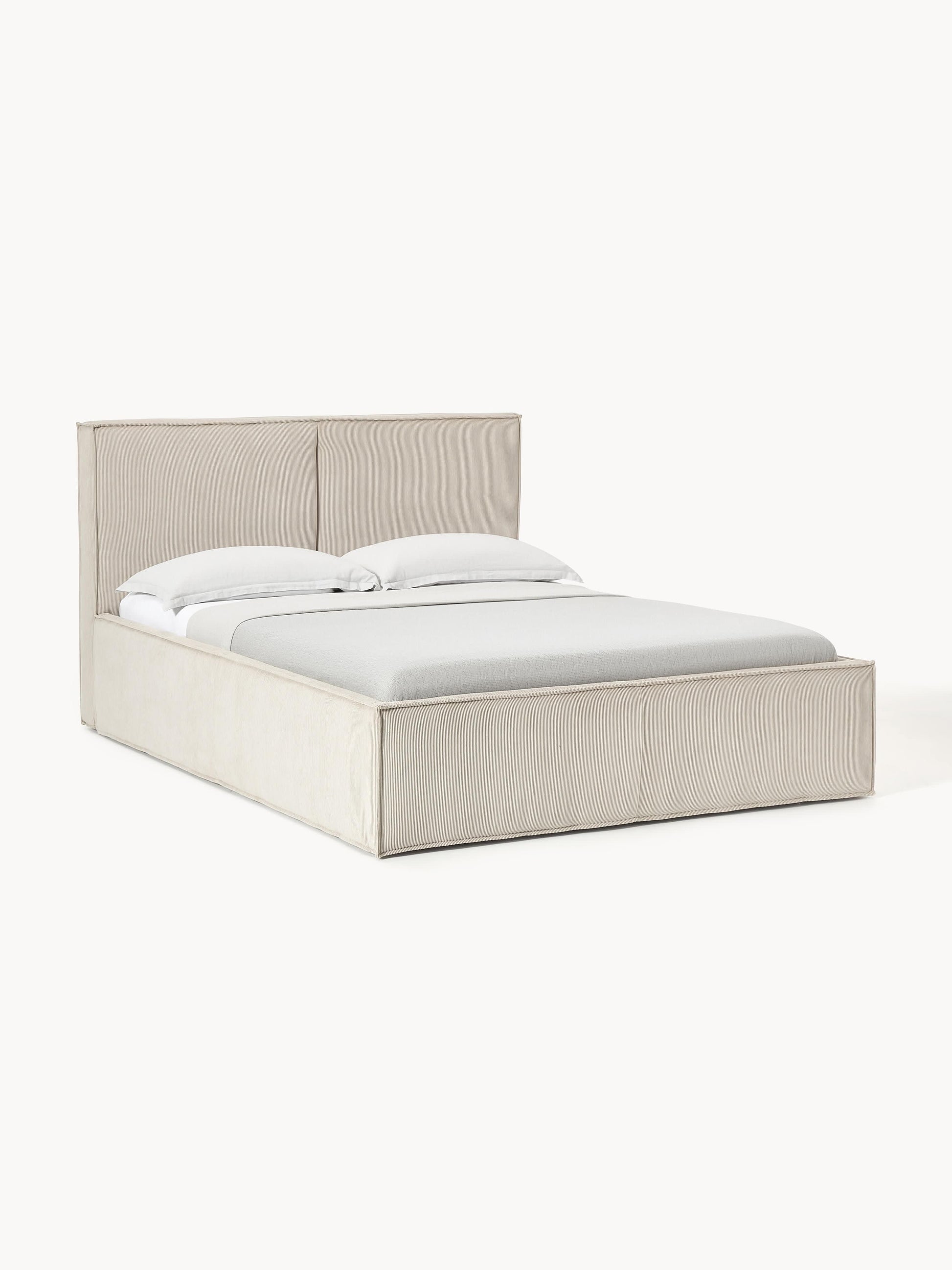 Drevalis Upholstered Bed in Corduroy