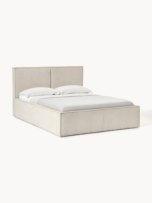 Drevalis Upholstered Bed in Corduroy