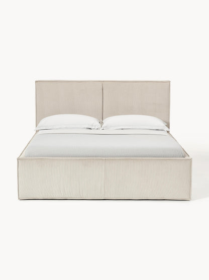 Drevalis Upholstered Bed in Corduroy