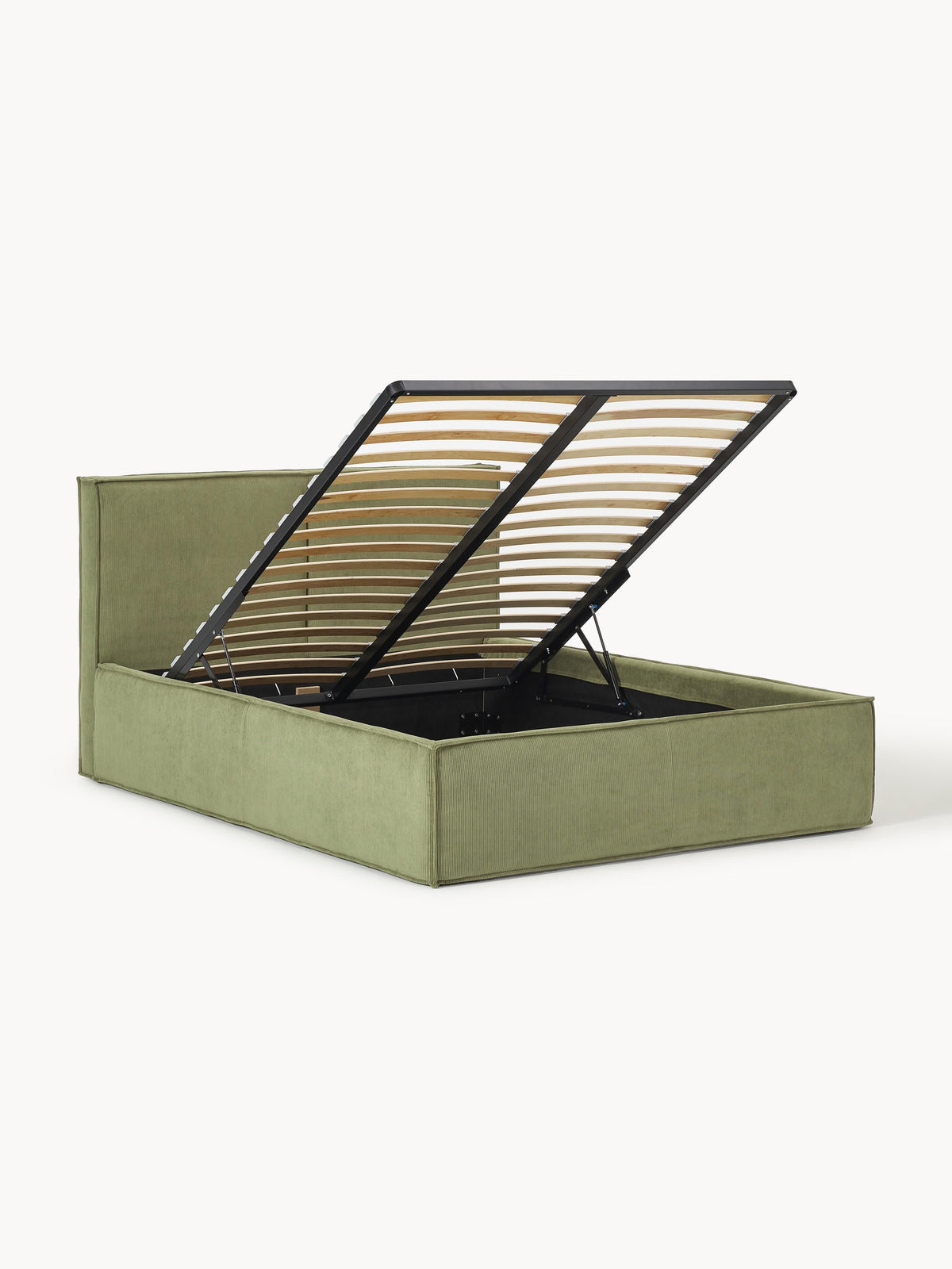 Drevalis Upholstered Storage Bed in Corduroy