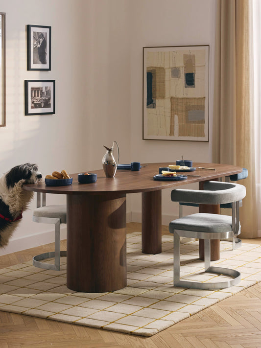Dunbrisa Oval Oak Dining Table, in Various Sizes