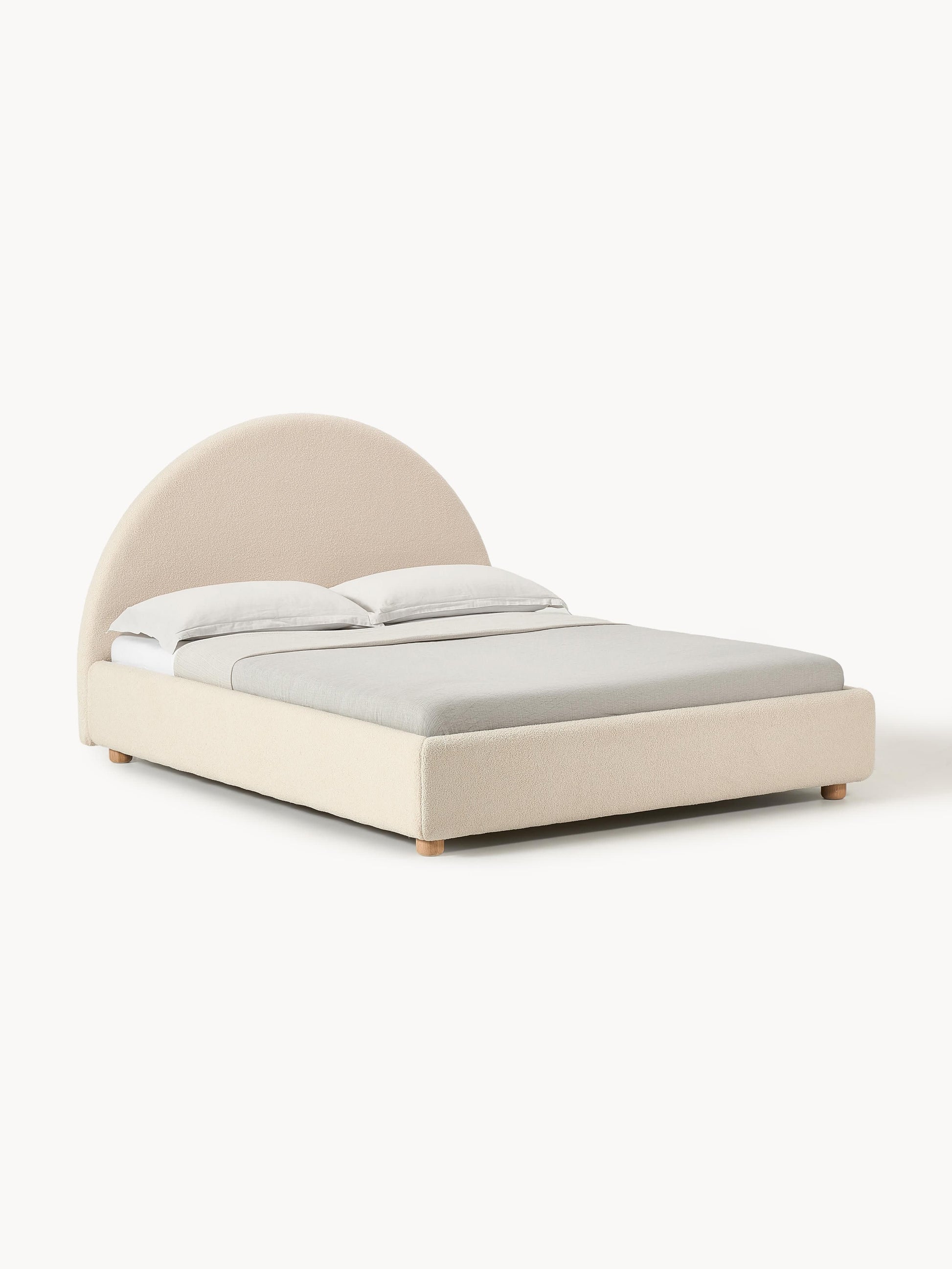 Ebbenhal Upholstered Bed in Teddy
