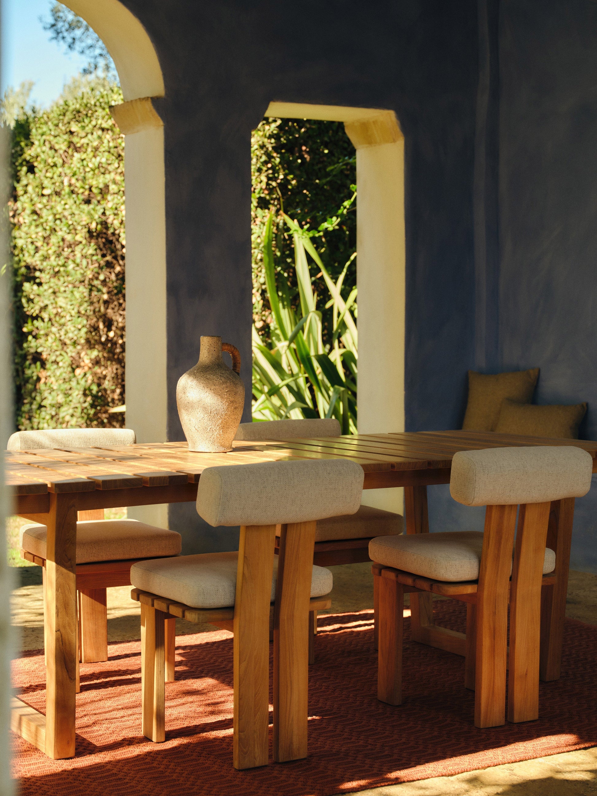 Eikmoral Teak Wood Garden Table, 229 x 100 cm