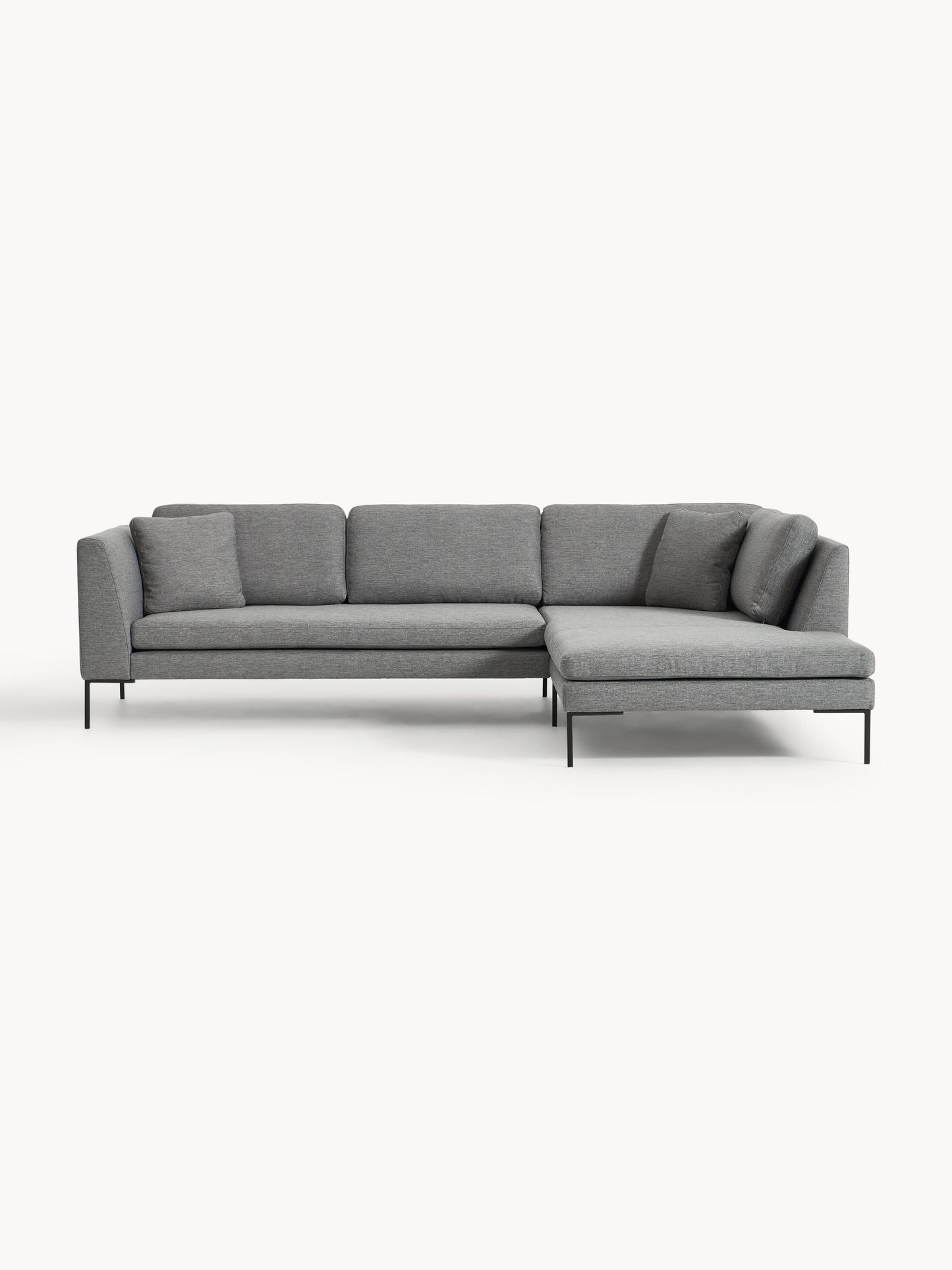 Emmarille Corner Sofa with Metal Legs