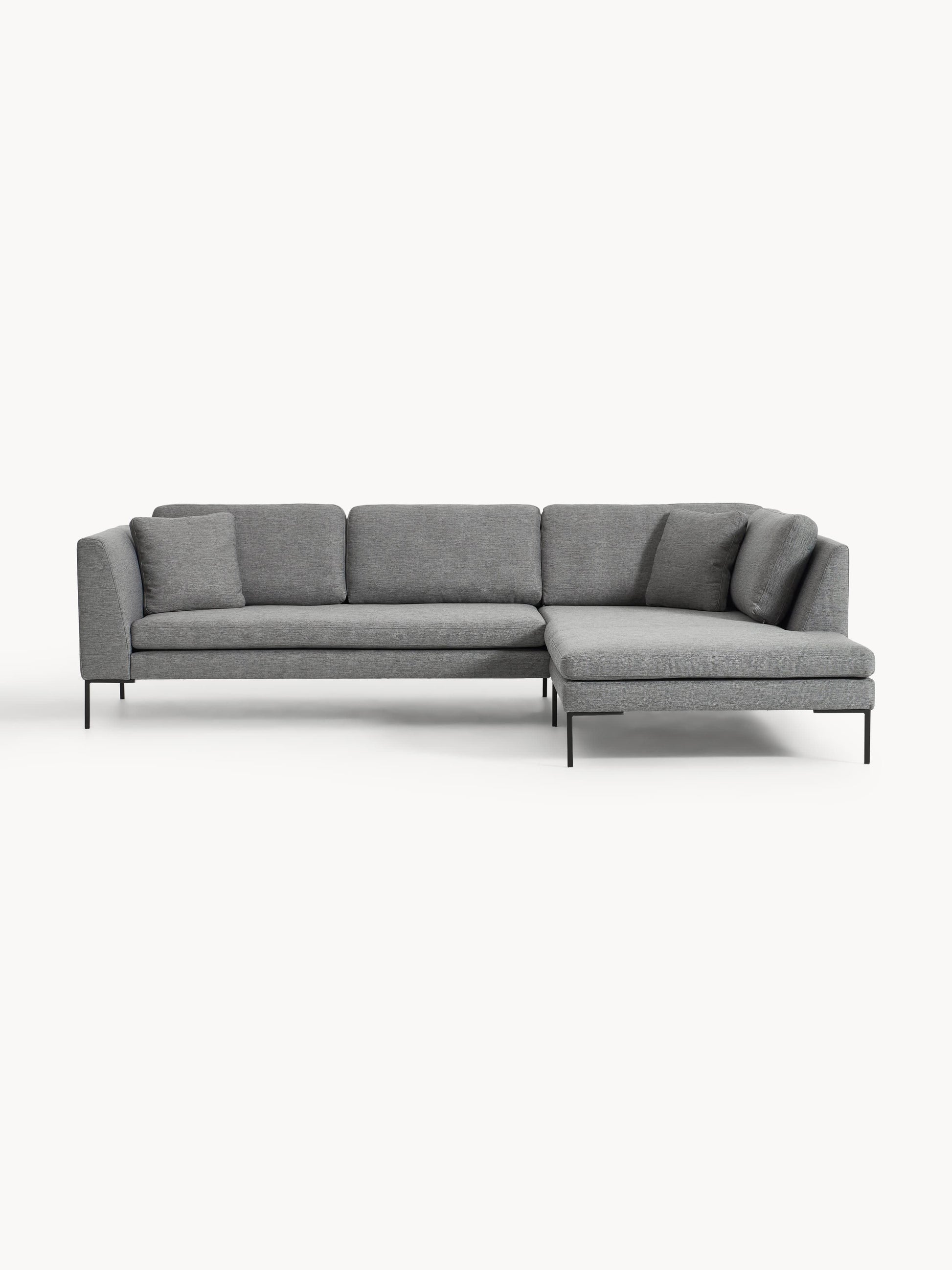 Emmarille Corner Sofa with Metal Legs