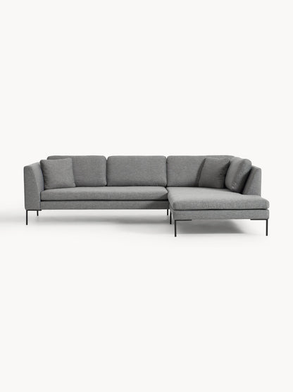 Emmarille Corner Sofa with Metal Legs