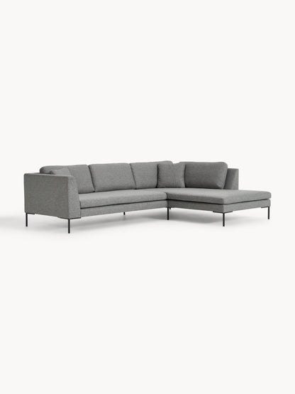 Emmarille Corner Sofa with Metal Legs