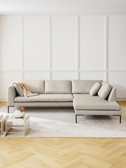 Emmarille Corner Sofa with Metal Legs