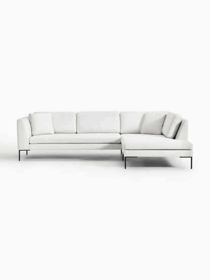 Emmarille Corner Sofa with Metal Legs