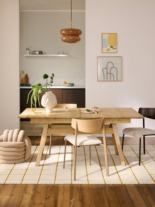 Ethvarre Extendable Dining Table, 180 - 220 x 100 cm