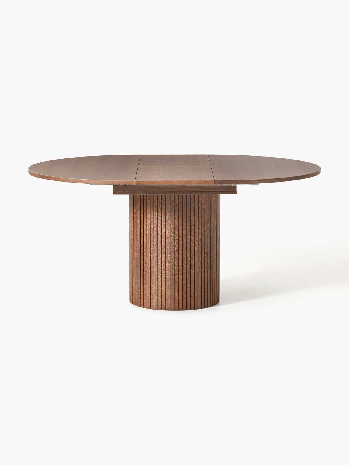 Filoreau Extendable Dining Table with Grooved Texture, 120 - 160 x 75 cm