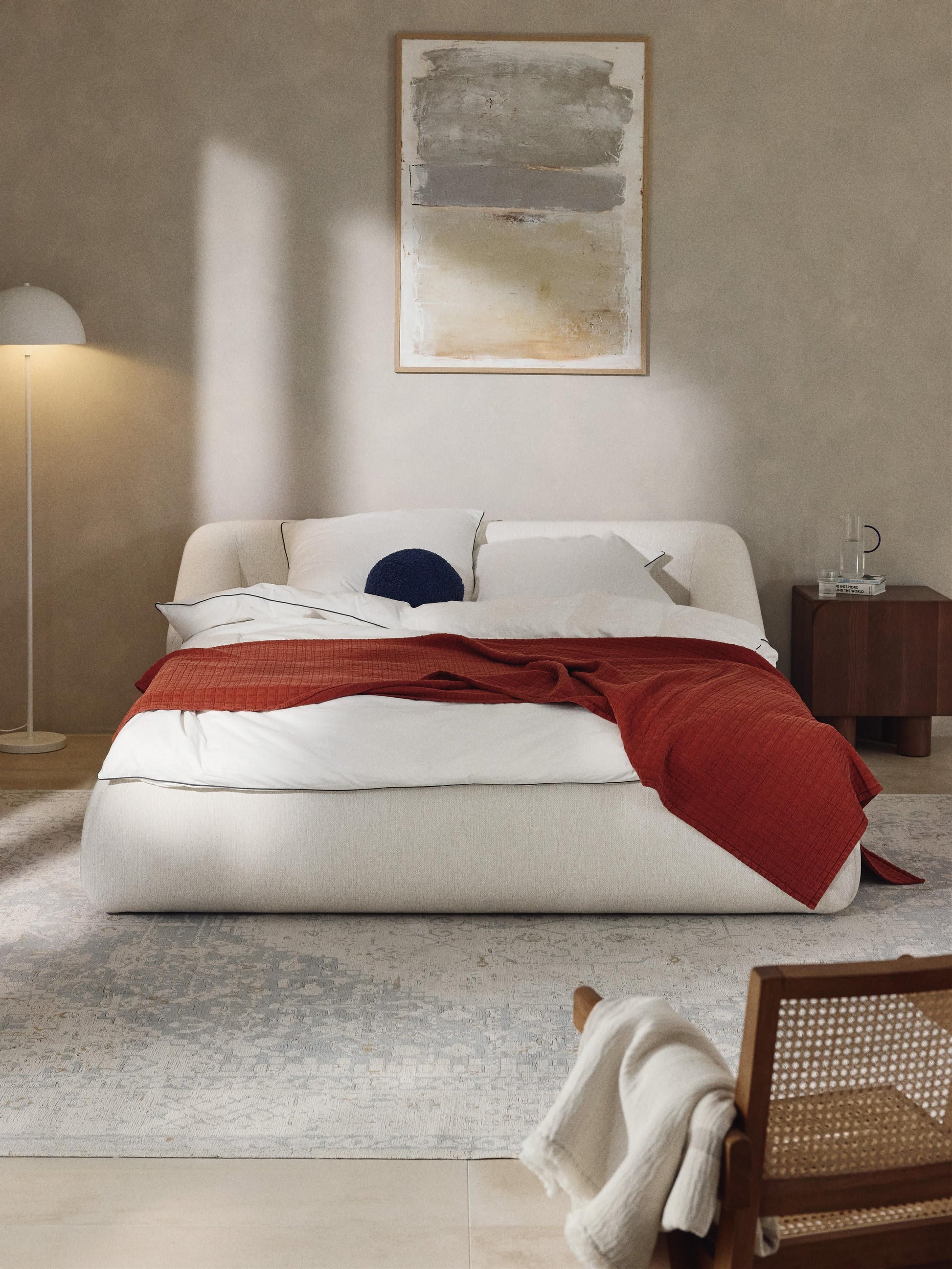 Fioranne Bed, Upholstered